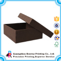 Guangzhou factory high quality custom elegant logo design printing handmade paper chocolate boxes